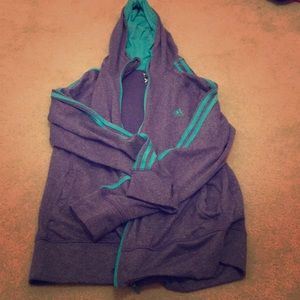 Adidas zip up sweatshirt